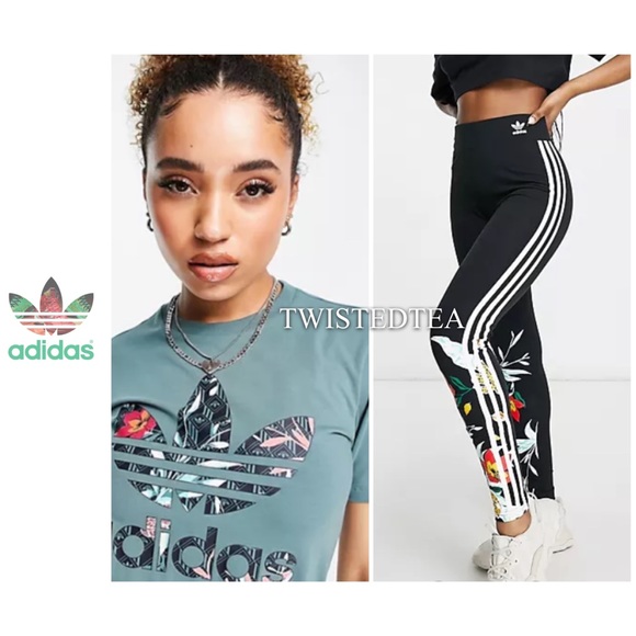 adidas Pants - NWT adidas her studio matching set T-shirt legging